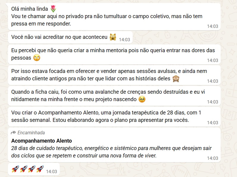 Depoimento Aline — Acompanhamento Alento