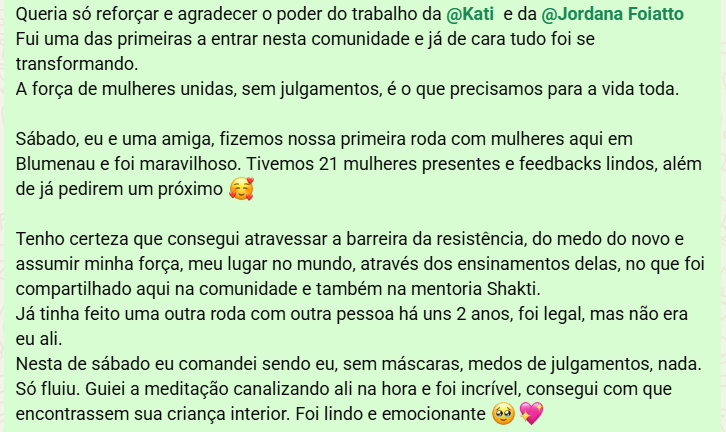 Depoimento Cintia